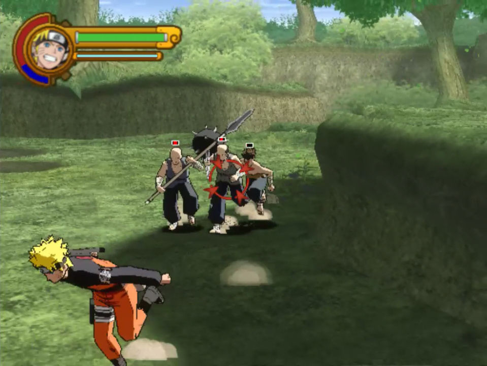 3D Naruto brawler, featuring Naruto running away from his problems